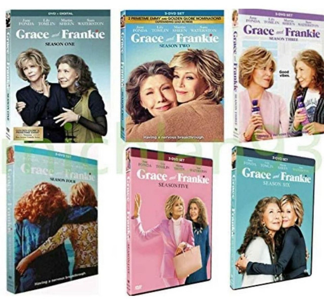 Grace and Frankie Seasons 1-6 Complete Series Brand new-sealed in CDs, DVDs & Blu-ray in Markham / York Region - Image 2