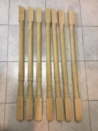 Oak Balusters Spindles 1.75" by 1.75", View more
