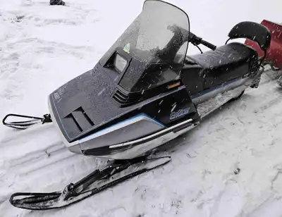 Yamaha enticer runs and works good. Body is in good shape. Not all beat up. I have the ownership in...