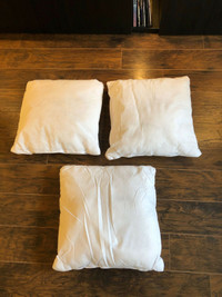 FOR SALE 3 brand new throw pillow inserts 