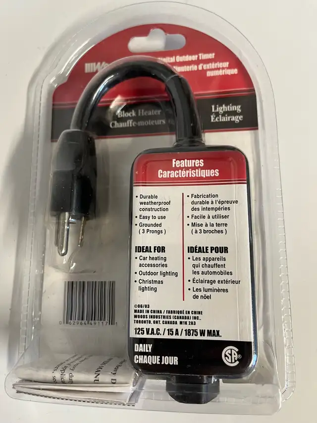 New Outdoor 24 Hour Cycle Digital Timer in Outdoor Lighting in City of Toronto - Image 3