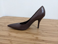 Aldo brown leather heels