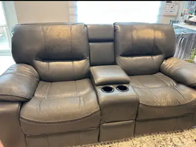 leather Recliner sofa ( 3 piece and 2 Piece), View more