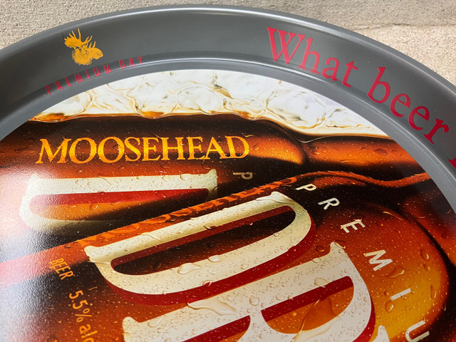 Vintage Beer Tray Moosehead Beer Collectibles  in Arts & Collectibles in Mississauga / Peel Region - Image 3