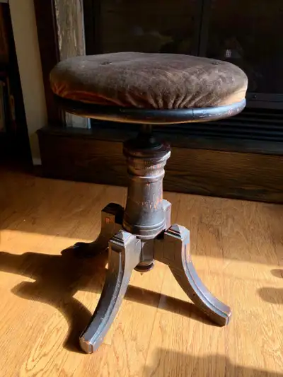 Antique Piano Stool by J. Briggs, View more