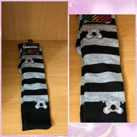 Chatties “KOALA” Grey & Black Socks 1 Pack