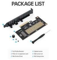 PCIE 3.0 X4 NVMe Expansion Riser Adapter