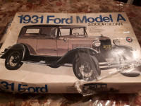 1931 Ford model a 2 door sendan entex model kit 1/16 scale