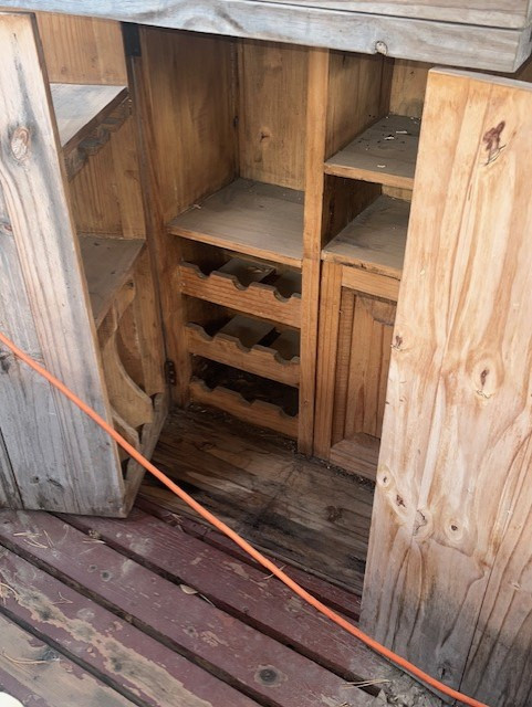 solid wood wine storage cabinet in Hutches & Display Cabinets in St. Albert - Image 2