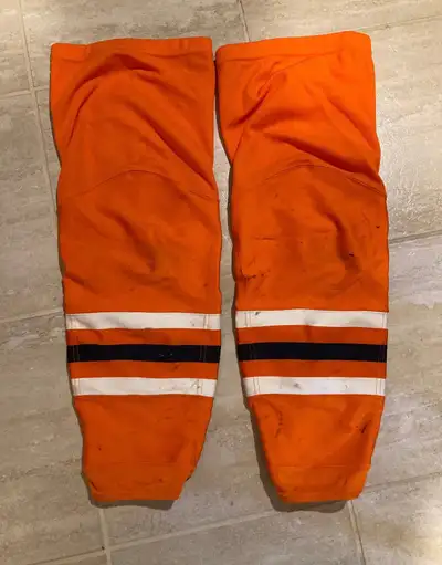 CCM pro stock  Edmonton Oilers socks - L, View more