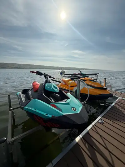 2017 SeaDoo GTI only 23 hrs 2017 SeaDoo Trixx only 95 hrs Comes with covers and double trailer askin...