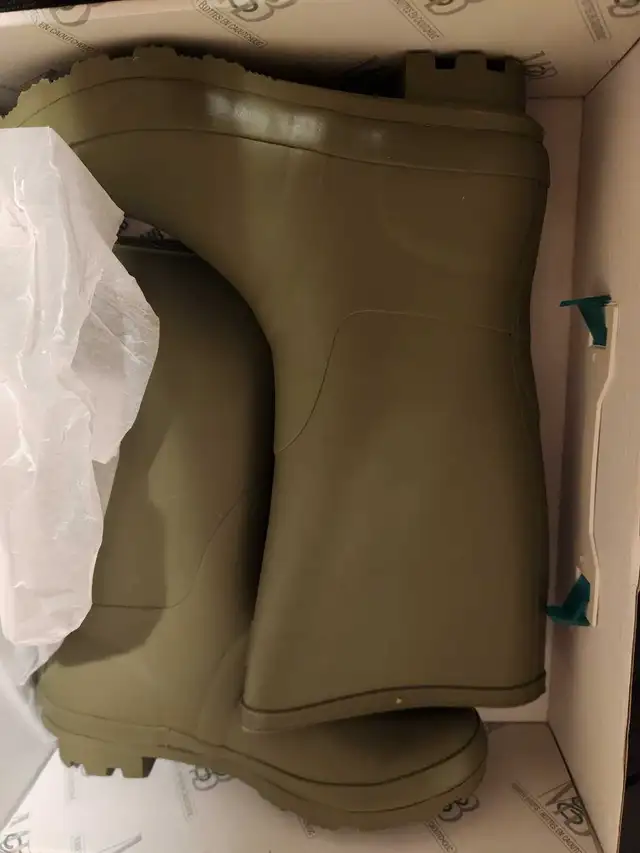 Rubber Boots - Ladies or Big Girl's Size 5, NEW 