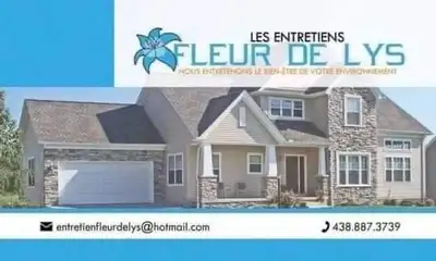 **LES ENTRETIENS FLEUR DE LYS*** http://www.entretienfleurdelys.com/ ``Nous entretenons le bien être...