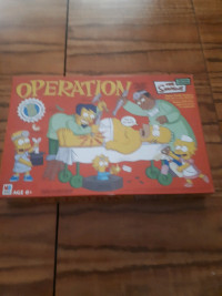 Operation The Simpsons Edition  Milton Bradley Board Game