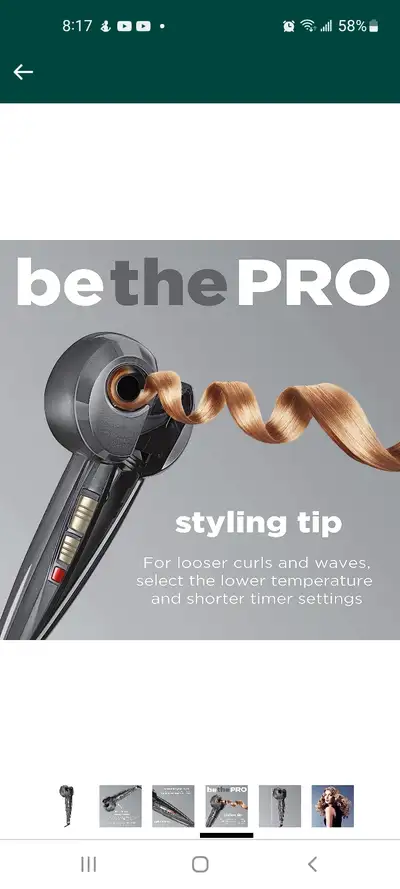 REDUCED $$35.00$$ REDUCED Tourmaline ceramic technology reduces frizz and flyaways, and protects hai...