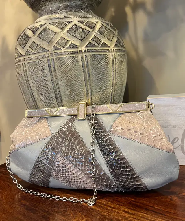 Vintage Jane Shilton Leather Evening Bag/Clutch