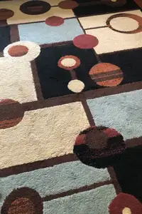 Modern  area rug , carpet great for any room  living room kids 