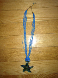 STARFISH ITALIAN GLASS NECKLACE FROM ITALY