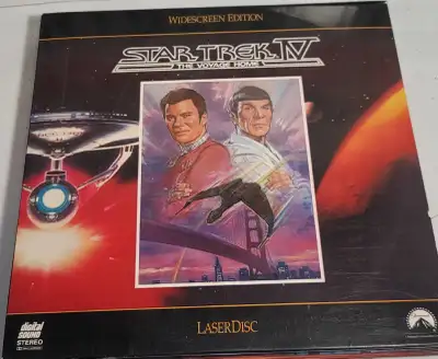 Pack of 5 Star Trek Laserdiscs , View more