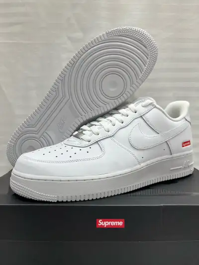 DS Supreme x Nike Air Force 1 Low White LE Sz 11 Men’s , View more