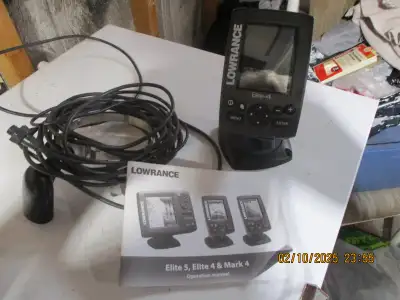 Lowrance Elite 4 Fishfinder with GPS Complete, View more