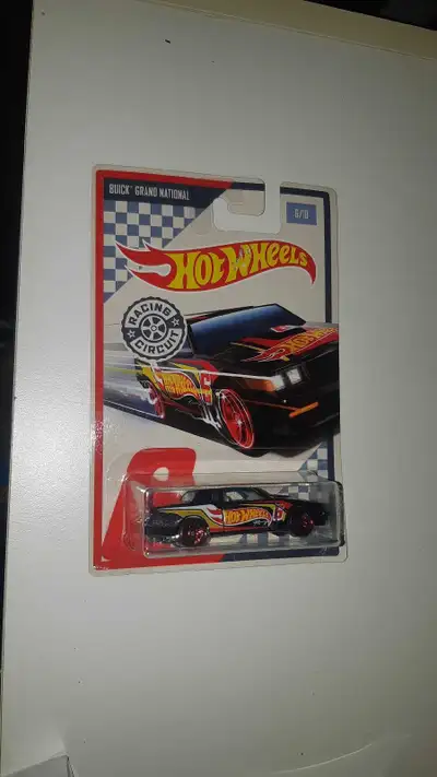 Buick Grand National Hot Wheels Racing Circuit 2018 card has tack holes check pictures 1/64 diecast...