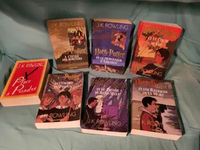 Livre Harry potter1,2 3,4,5,6,7+ une place .Prix ds description, View more