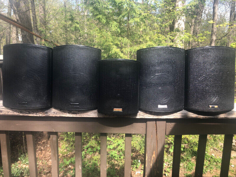 5 x Enforcer EFG602B Indoor/Outdoor/Background/Foreground Speakers