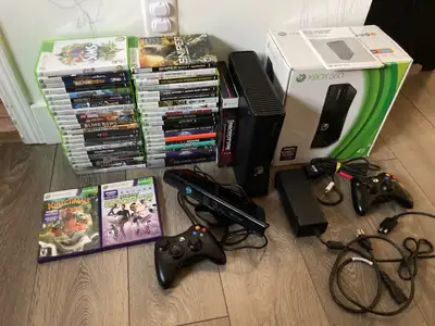 Xbox 360 console + games + accessories, View more