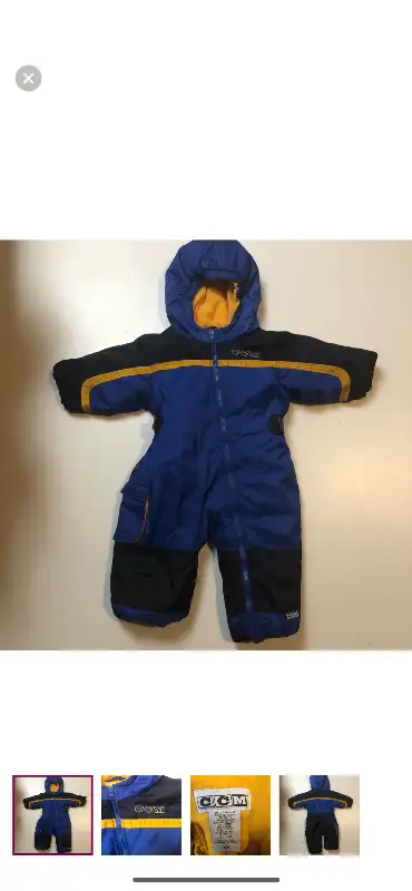 Vintage CCM Baby Snowsuit 12M, View more