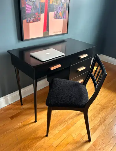 Mid-Century Desk & Chair (can deliver), View more
