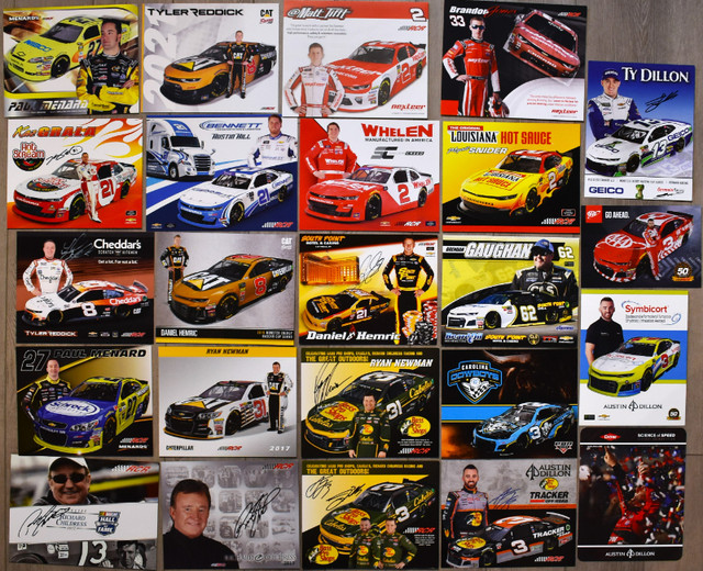 8" x 10" NASCAR Hero Cards for Sale or Trade in Arts & Collectibles in Bedford - Image 3