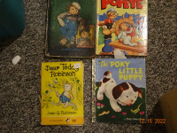 Children Books:4 vintage, Poky Little Puppy,Popeye,raggedyAndy