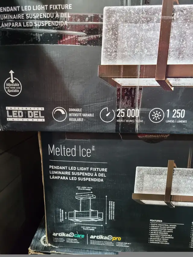 Chandelier/Pedant LED Artika Melt Ice in Indoor Lighting & Fans in Windsor Region - Image 3
