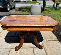 Antique wooden coffee table, 
