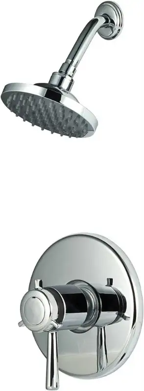Polished chrome Thermostatic Shower trim kit - No Valve Thermostatic shower valves allow you to pre-...