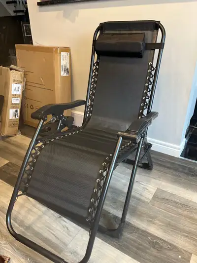 Foldable Chaise Lounge Chair, Patio Recliner, View more
