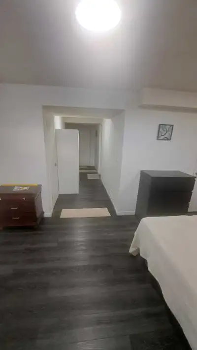 Studio basement apartment with private amenities includes seperate lawn, washroom, laundry, entrance...