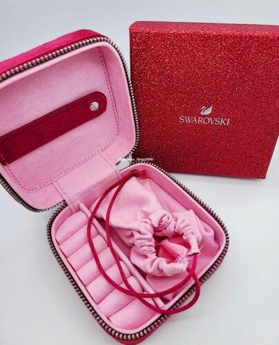 SWAROVSKI RED & PINK Travel  JEWELLERY BOX BRAND NEW CONDITION! in Arts & Collectibles in Thunder Bay - Image 3