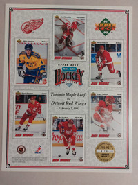 LIMITED EDITION  UPPER DECK NHL-LNH GAME POSTER 
