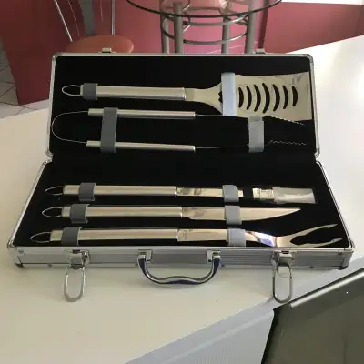 Ensemble de 5 Outils pour Barbecue en Acier Inoxydable, View more