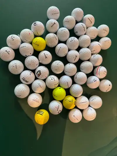 50 recycled golf balls, View more