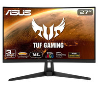 Asus TUF gaming 27 inch 1440p HDR curved monitor 