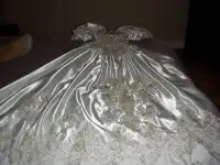 Beautiful white wedding dress