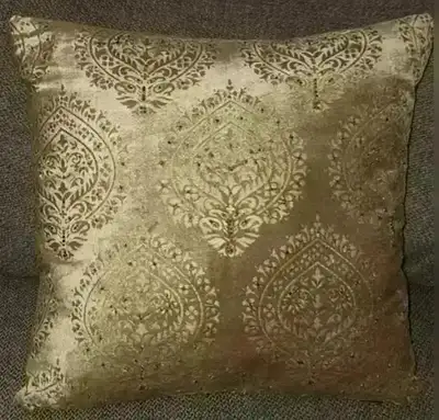 Pier 1 Imports pillows Golden Bronze shimmer & beads 16" x 16" =, View more