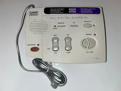 Casio répondeur automatique / Casio phone mate answering machine, View more