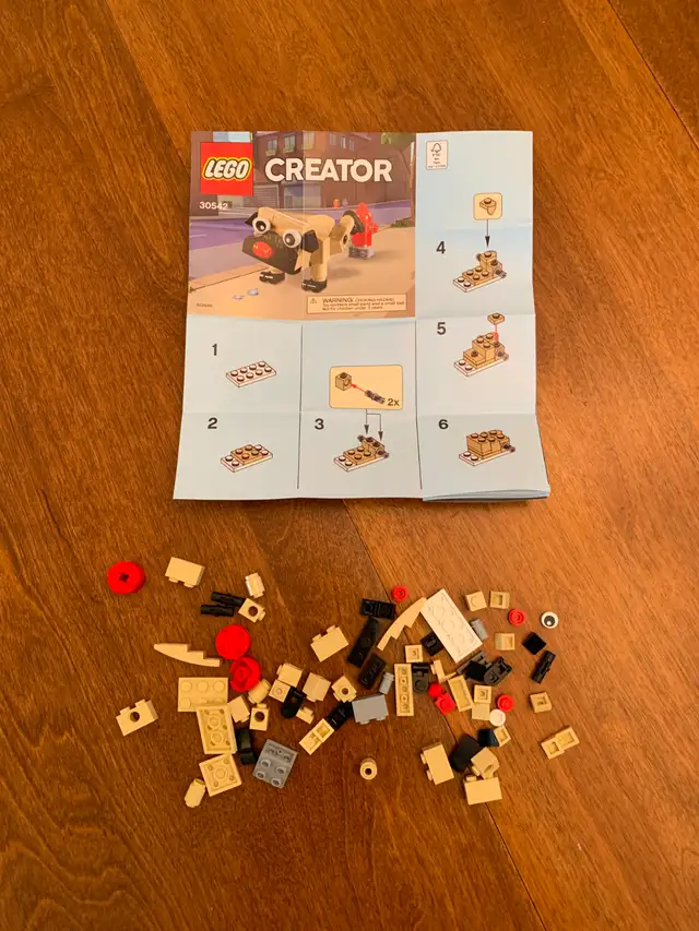 Lego Creator – Cute Pug (30542) – 68 pieces, 6+
