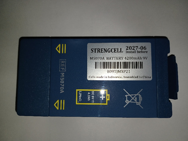 Strengcell M5070A Batterie 4200 mAh 9V dans Santé et besoins spéciaux  à Ville de Montréal