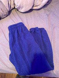 blue garage sweatpants 
