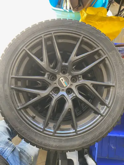 Nokian Tires Hakkapeliitta R3 mounted on Euro Design 18" aluminum wheels. Tires have 50% tread life....